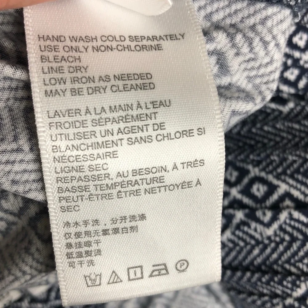 Urban Outfitters Navy and White Harem Pants Sz S